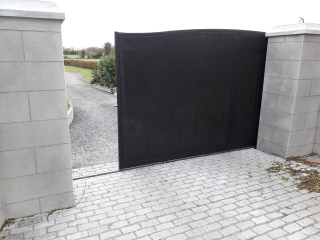 belvedere sliding gate bog oak black